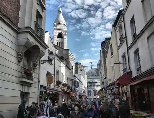 Montmartre street view