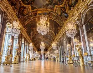 Versailles palace garden view